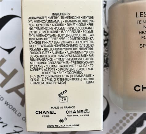 les beiges chanel oil|les beiges foundation ingredients.